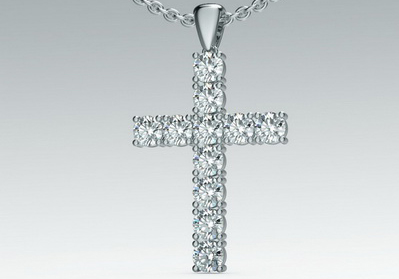 18к. (750°) white gold with diamonds total weight 2.75 carat F-G/VS €5.950,- Prices depend on the size and quality of the diamonds of your choice
